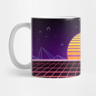 Synth Wave Background Mug